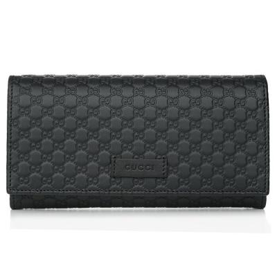 Gucci Micro Shima Bifold Wallet 449396 Black