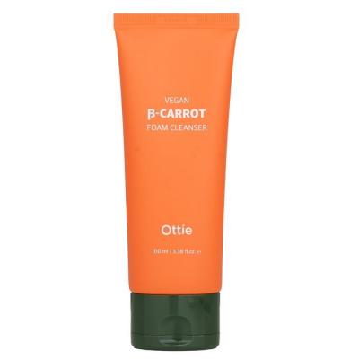Ottie Vegan Beta-Carrot Foam Cleanser (Exp. Date 09 Feb 2026) 100ml/3.38oz