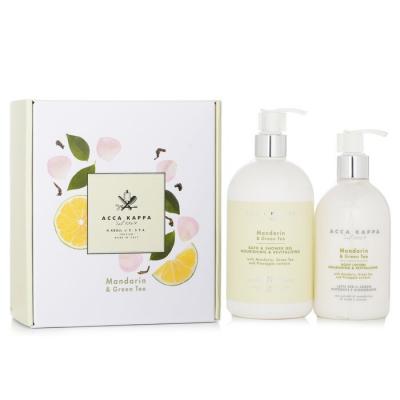 Acca Kappa Mandarin & Green Tea Body Care Gift Set: 2pcs