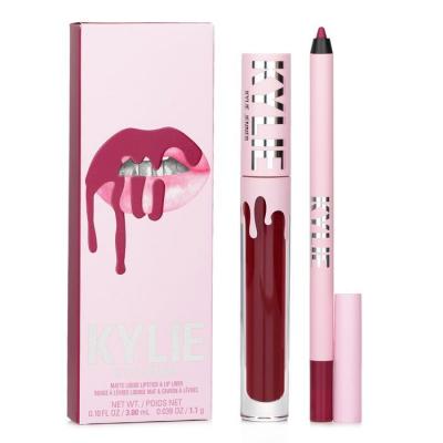 Kylie By Kylie Jenner Matte Lip Kit: Matte Liquid Lipstick 3ml + Lip Liner 1.1g - # 403 Bite Me 2pcs