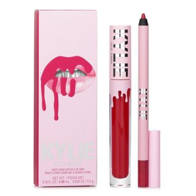 Kylie By Kylie Jenner Matte Lip Kit: Matte Liquid Lipstick 3ml + Lip Liner 1.1g - # 402 Mary Jo K 2pcs