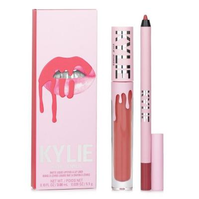 Kylie By Kylie Jenner Matte Lip Kit: Matte Liquid Lipstick 3ml + Lip Liner 1.1g - # 704 Sweater Weather 2pcs