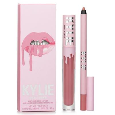Kylie By Kylie Jenner Velvet Lip Kit: Liquid Lipstick 3ml + Lip Liner 1.1g - # 705 Charm 2pcs