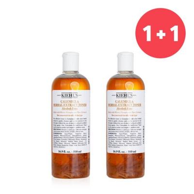 Kiehl's ?1+1 Set?Calendula Herbal Extract Alcohol-Free Toner - For Normal to Oily Skin Types 500ml/16.9oz x2