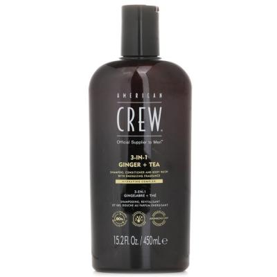 American Crew 3-in-1 Ginger + Tea Shampoo, Conditioner And Body Wash 450ml/15.2oz