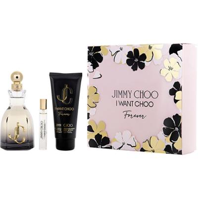 Jimmy Choo I Want Choo Forever 3pc Women Gift Set - Eau De Parfum & 7.5ml Eau De Parfum & Body Lotion 100ml