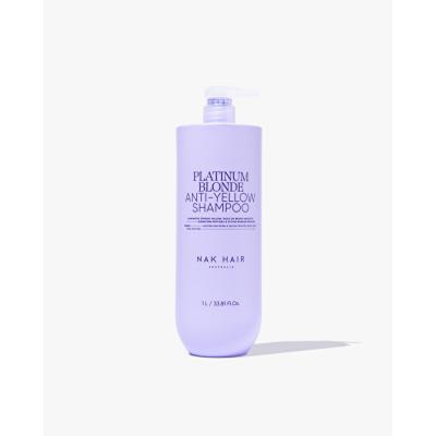 Nak Signature Platinum Blonde Anti-yellow Shampoo 1000ml