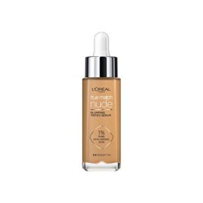 L'Oreal Paris True Match Nude Plumping Tinted Serum Foundation with Hyaluronic Acid Shade 5-6 30ml