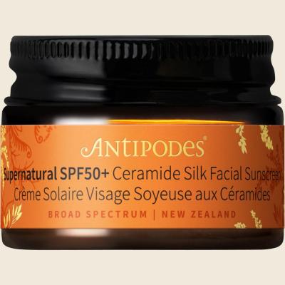 Supernatural SPF50+ Ceramide Silk Facial Sunscreen MINI 15ml