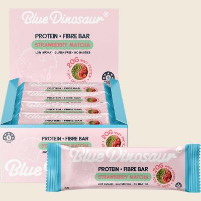 Protein + Fibre Bar Strawberry Matcha 12x50g