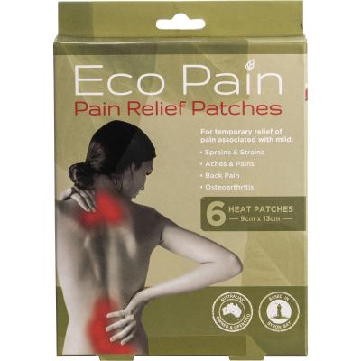 Eco Pain Heat Patches 6pk
