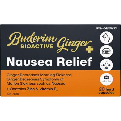 BioActive+ Nausea Relief Capsules 20 Caps
