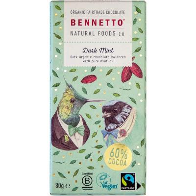 Organic Dark Chocolate Dark Mint 12x80g