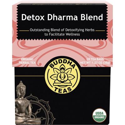 Organic Herbal Tea Bags Detox Dharma Blend 18pk