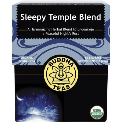 Organic Herbal Tea Bags Sleepy Temple Blend 18pk