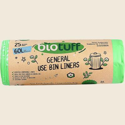 General Use Bin Liners Medium 60L 25pk