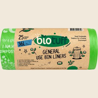 General Use Bin Liners Medium 36L 25pk General Use Bin Liners Medium 36L 25pk
