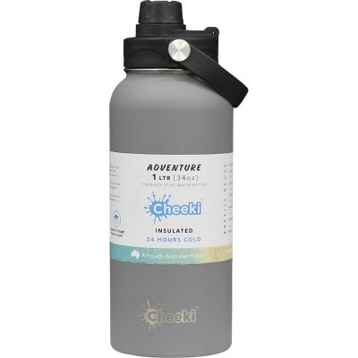Insulated Adventure Stainless Steel Bottle Slate 1L
