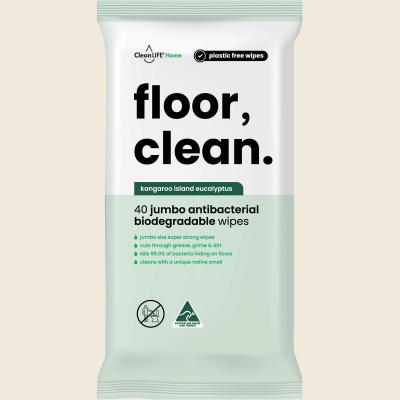 Floor Clean Wipes 40pk
