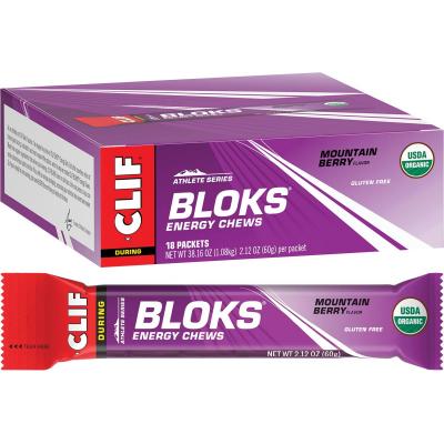 Bloks Energy Chews Mountain Berry 18x60g