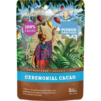 Cacao Paste Buttons Ceremonial Grade Certified Organic 250g