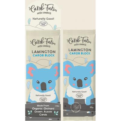 Carob Block Lamington 12x95g