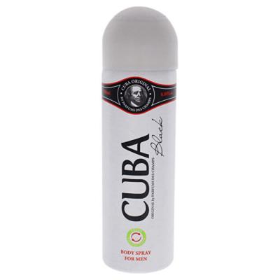 Cuba Black Body Spray 200ml