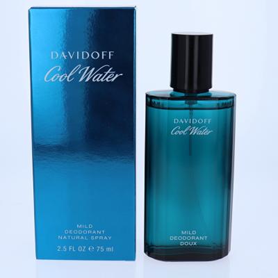 Davidoff Cool Water Eau Mild Deodorant Natural Spray Mens 75ml