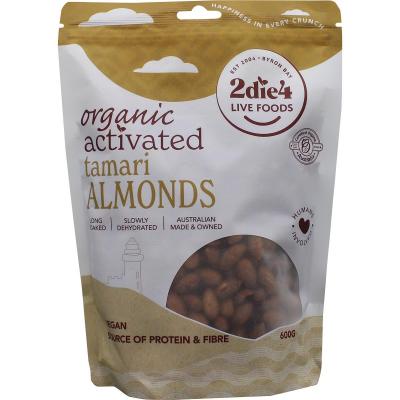 Organic Activated Tamari Almonds 600g