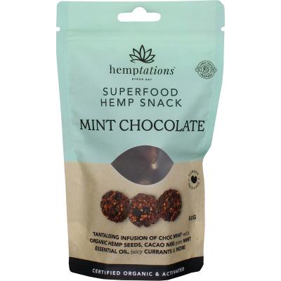 Hemptations Superfood Hemp Snack Mint Chocolate 80g