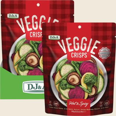 Veggie Crisps Hot & Spicy 9x90g