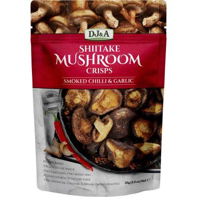 Shiitake Mushroom Crisps Smoked Chilli & Garlic 12x30g