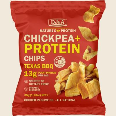 Chickpea + Protein Chips Texas BBQ 9x35g