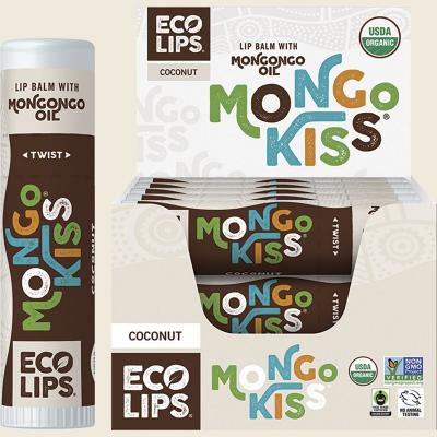 Lip Balm Display Mongo Kiss Coconut 15x7g