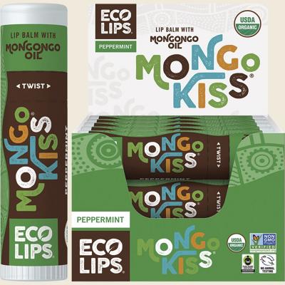 Lip Balm Display Mongo Kiss Peppermint 15x7g