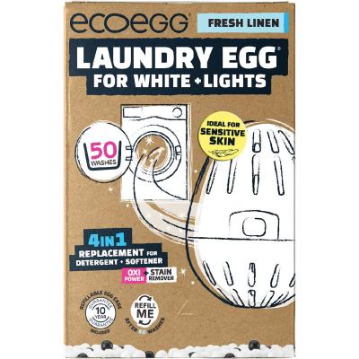 Laundry Egg 50 Washes Fresh Linen White + Light