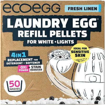 Laundry Egg Refill Pellets 50 Washes Fresh White + Lights