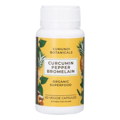 Curcumin Pepper Bromelain 60 Caps