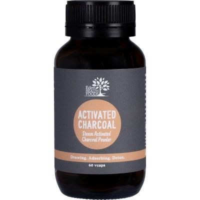 Activated Charcoal Steam Activated Charcoal Powder 60 Caps