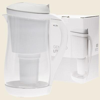 Gentoo Plastic Water Filter Jug Grey & White 1.5L