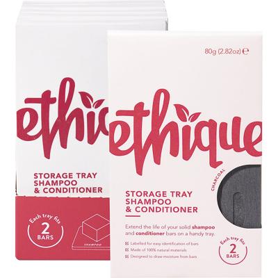 Storage Tray Shampoo & Conditioner Charcoal x6