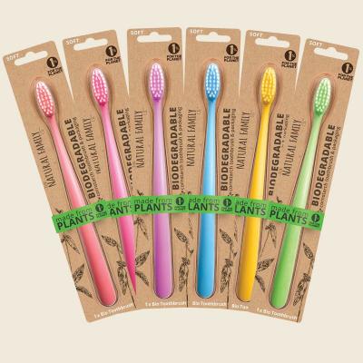 Bio Toothbrush Soft Single Assortment Neon x8