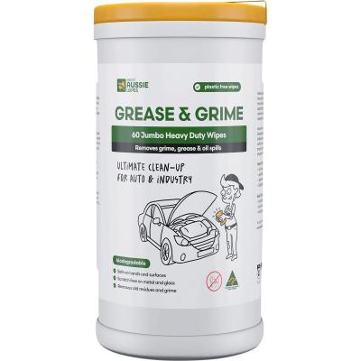 Grease & Grime Jumbo Heavy Duty Wipes 60pk