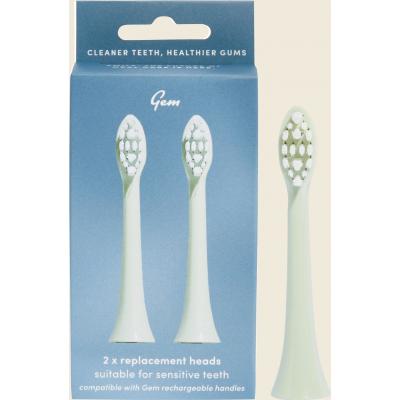 Electric Toothbrush Replacement Heads Mint 2pk