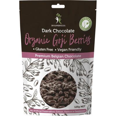 Goji Berries Organic Dark Chocolate 125g