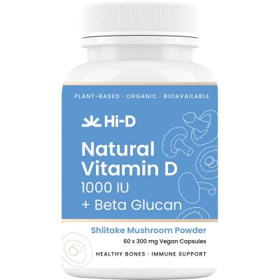 Natural Vitamin D 1000 IU + Beta Glucan 60 Caps