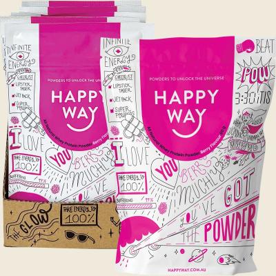 Whey Protein Powder Berry 6x60g