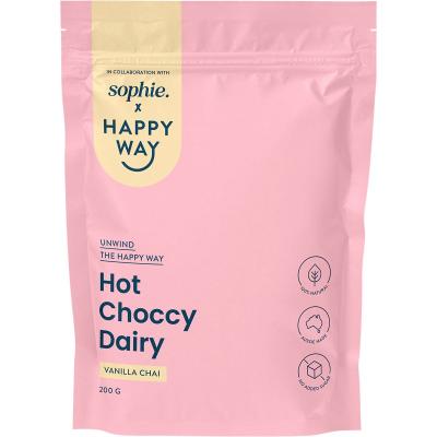 Sophie's Hot Choccy Dairy Vanilla Chai 200g