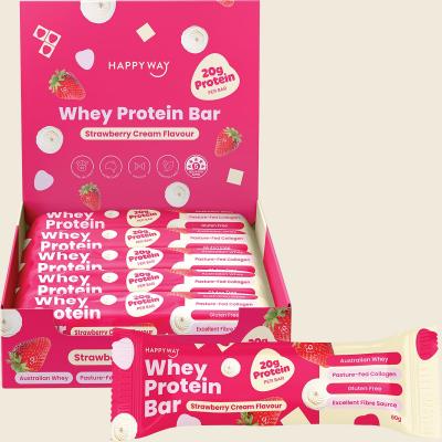 Whey Protein Bar Strawberry Cream 10x60g