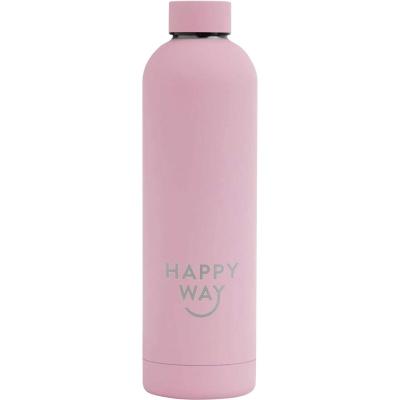 Insulated Stainless Steel Bottle Pink Matte 750ml